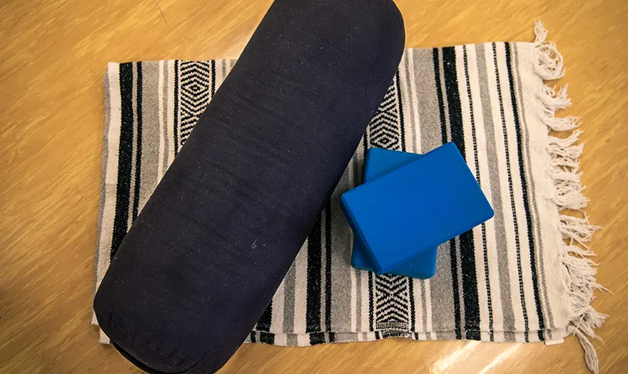 Restorative Yoga mat and equipment